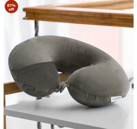 Sleepsia Neck Pillow for Travel, Travel Pillow for Airplane| Support to The Neck, Head, Car and Flights - Travel Neck Pillow