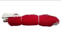 KORBAX Nylon Badminton Net, Practice Net Court Net, Badminton Nets 21x2.5 ft (Red)