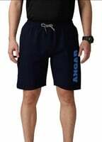 ANGAR Men's Polyester Shorts with Pockets Casual Bottoms Athletic, Workout, Lounge Sweat Shorts Boys Boxers @18/25/32/39