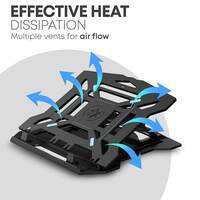 Dyazo Adjustable Tabletop Laptop Stand Riser Ventilated Portable Foldable Compatible for MacBook Notebook 12 inches/30cm /13 inches /33cm/14.1 inches/35cm/15.6 inches39.6cm Laptops with Rotation Base