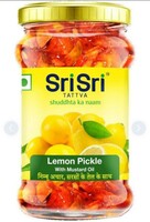 Sri Sri Tattva Lemon Pickle - Mustard Oil, (300g × 3) by SRI SRI TATTVA