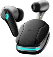 Boult Astra Neo 70Hrs Playtime, 4 Mic ENC, BT 5.4, 40ms Low Latency, Comfort Grip case Bluetooth Headset  (Black, True Wireless)