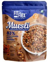 Fit & Flex Muesli Choco Almond Cookie Delight (210g) | Pack of 2 | + Shipping Charges