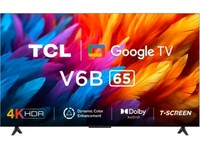 TCL V6B 163.83 cm (65 inch) Ultra HD (4K) LED Smart Google TV 2024 Edition with 24W Dolby Audio and Metallic Bezel-Less
