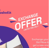 Exchange your old pillows at Rs199