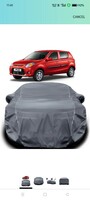 AUCTIMO Alto 800 Car Cover Waterproof/Alto 800 Car Cover/Alto 800 Car Cover Waterproof/Alto 800 Cover Waterproof With Triple Stitched Fully Elastic Ultra Surface Body Protection (Grey Look), for Car