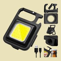 Desidiya® 800 Lumen Rechargeable COB Keychain Work Light with 3 Lighting Modes