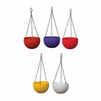 TrustBasket Weave Hanging Basket Mixed Colors (Set of 5)-at ₹299