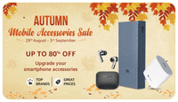 Mobile Accessories Sale  Upto 80% off (29 Aug - 3 Sep)