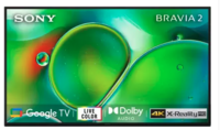 SONY Bravia 2 125.7 cm (50 inch) Ultra HD (4K) LED Smart Google TV 2024 Edition  (K-50S20)