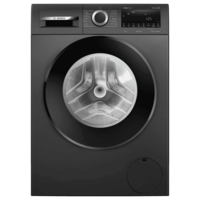 BOSCH 7 kg 5 Star Fully Automatic Front Load Washing Machine (Series 4, WGA12208IN, Anti Stain Program, Black)