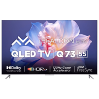  iFFALCON 139 cm (55 inches) 4K Ultra HD Smart QLED Google TV iFF55Q73 (Black) 