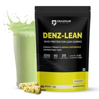 DENZOUR NUTRITION Denz-Lean Whey Protein - Pista Kulfi, 1Kg (25 Servings) | For Lean Muscle Gains | 22g Protein, 5g BCAA | 11.75g EAA & 2.4g Leucine Faster Muscle Recovery & Improved Strength