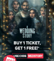 BookMyshow - Buy 1 Get 1 Ticket Free - BOGO Offer | A Wedding Story