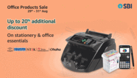 Office Products Sale Upto 80% off + Upto 20% additional discount 29-31 Aug 