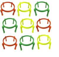 Mohit Plastic Plant Container | Plant Pot Stand Unbreakable Flower pot Stand Plant Container Set (Pack of 9, Plastic)