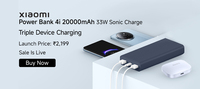 Mi 20000 mAh 33 W Power Bank  (Black, Lithium-ion, Power Delivery 3.0 for Mobile, Earbuds, Speaker, Smartwatch, Trimmer, Tablet)