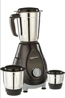Amazon Basics 500 W Mixer Grinder with 3 Speed Settings and 3 Jars - 1200 ml, 700 ml, 350 ml, ISI-Marked, Black