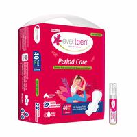 Everteen Combo 40 Xxl Sanitary Pads + Free Menstrual Period Pain Relief Cramps Roll-On