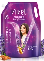 Vivel Fragrant Body Wash Refill Pouch (1.5 L)