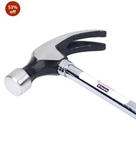  Asian Paints Trucare Drop Forged Claw Hammer with Rubber Grip | Ergonomic Design for Maximum Impact | Made of Heat-Treated carbon Steel for Durability & Long Life | 340gm 