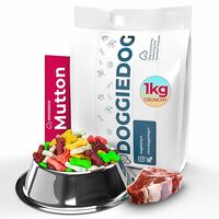 DOGGIE DOG food chicken dog treats, dog biscuits. Adult Dog Bone and Puppy Food. Drool Worthy food items, puppy sticks, teething sticks (Lamb - 1KG (Multicolour))