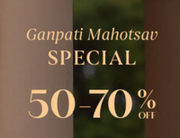 Ganpati Mahotsav Special - Upto To 75% OFF + Extra 15% OFF