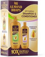 BAJAJ Almond Drops Anti Hairfall Shampoo and Conditioner Combo Kit  (515 ml)