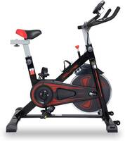 Lifelong FitPro Black Spin Exercise Bike with 6kg Flywheel & Adjustable Resistance
