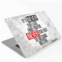 VI COLLECTIONS Premium Laminated Laptop Sticker Multi Color Laptop Skin fsb 266