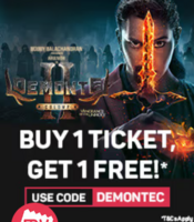 Bookmyshow - Buy 1 Get 1 Ticket free - Demonte Colony 2 - Vengeance Of The Unholy 