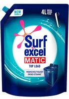 Surf Excel Matic Top Load Liquid Detergent 4L Refill Pouch