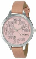 Amazon Brand - Symbol Analog Women's Watch (Dial Colored Strap)