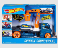 Instamart - Hot Wheels Spinning Sound Crane Vehicle Play Set 1 Piece (Location Specific)