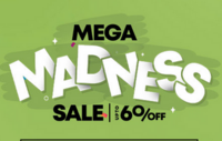 Mega Madness Sale - Upto 60% off + Combo offers + 2 free panties + Extra upto 200 off 