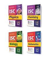 Arihant ISC Physics , Chemistry, Biology & Mathematics Semester 2 Class 12 for 2022 Exam (Set of 4 Books) Paperback 