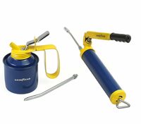 Goodyear Grease Gun, Grease Pump, Combo Of Grease Gun - Lever Type 5/8"+ Oil Can 1/2 Pint (GY-10356-GY-10375) 