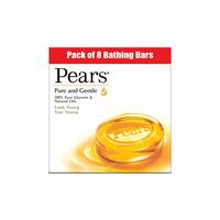 Pears Pure & Gentle Soap Bar (Combo Pack of 8) - 