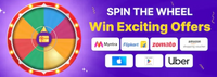 Spin & win flipkart, zomato, uber & more gift card