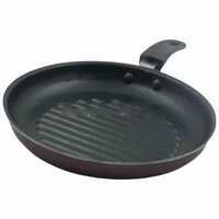 Le Kaviraj Non-Stick Aluminium Grill Pan - 20 cm, 2.4 mm 250ml