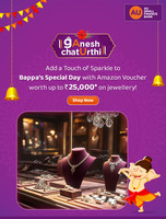 Get Up to Rs 25000 Amazon Voucher on Purchase of Gold Silver Diamond Jewellery & Coins using AU Credit Card