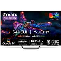 Prebook Sansui 75 inch (190 cm) 4K Ultra HD QLED Smart Google TV