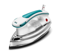 Wipro Elato 1200 Watt GD203 Heavyweight Automatic Dry Iron| Quick Heat Up| Anti Bacterial German Weilburger Double Coated Black Soleplate| 5 Mode Heating Temperature