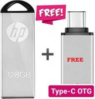 HP MD V220M 1 OTG 128 GB Pen Drive  (Silver)