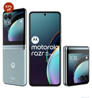 Motorola razr 40 Ultra (Glacier Blue, 8GB RAM, 256GB Storage) | 3.6" External AMOLED Display | 6.9" AMOLED 165Hz Display | 32MP Selfie Camera |30W TurboPower Charging | Android 13