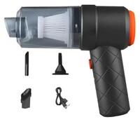 E-COSMOS 3 in1 Portable Kitchen/Car Vacuum Cleaner with Blower | USB Rechargeable Wireless Handheld Vacuum Cleaner Traveling, Camping Reusable,Portable (Vacuum with Blower) (Multicolor)