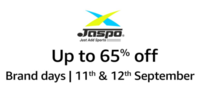 Jaspo Brand Days | Upto 65% off + Bank offers
