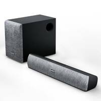 Mivi Fort S38 With Sub woofer, 38W, BT v5.3, Surround Sound 38 W Bluetooth Soundbar (Black, 2.1 Channel)