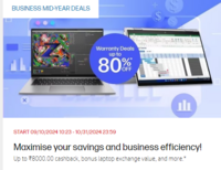 Mid-Year Deals Sale  - Upto 80% off + Upto 8000 cashback + Exchange benefits (10th Sep to 31st Oct 2024)