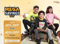 Mega Savings Day - Flat 45% off + Bank offers